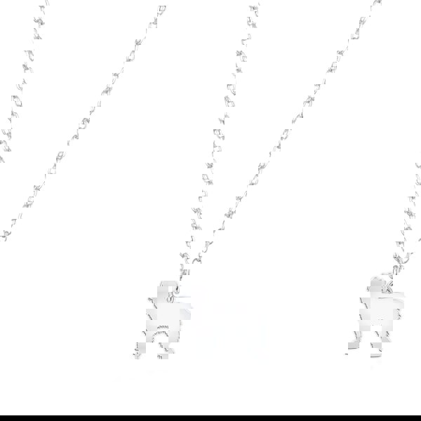 Pyrenean Sheepdog Silhouette Silver Necklace - Personalised - MYLEE London
