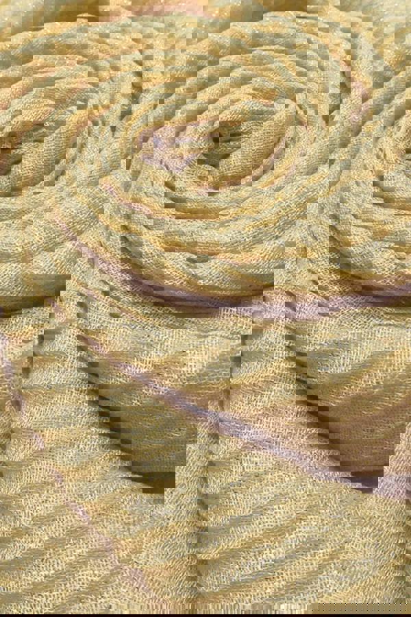 Paulo Due Golden Shimmer Large Shawl Scarf