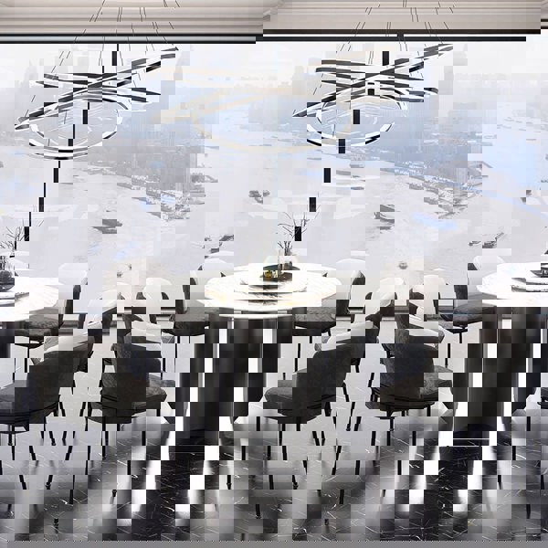 Philand Dining Chair, Velvet-Weilai concept-Weilai Concept