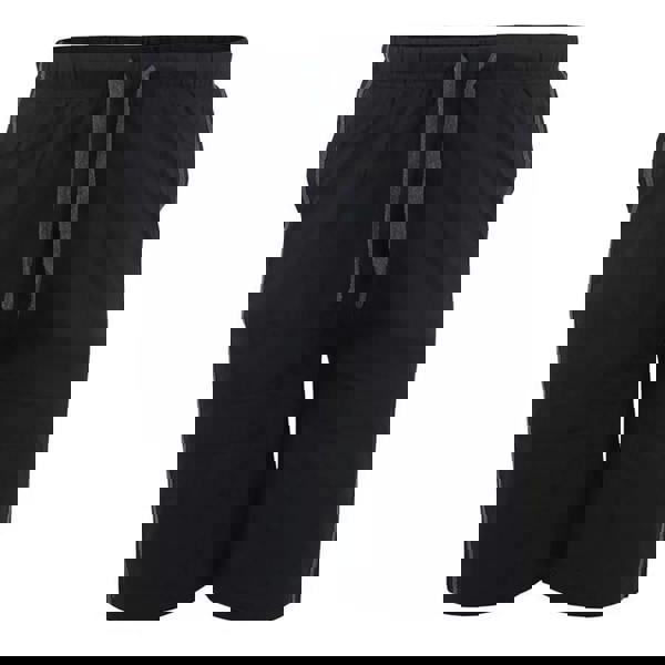 Duke Mens D555 Ryan Elasticated Waist Kingsize Jersey Shorts (Pack of 2) - Black/Charcoal