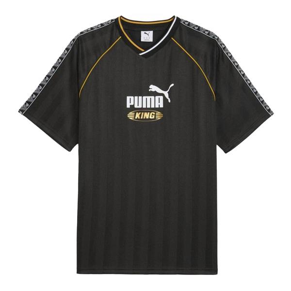Puma Mens King V Neck T-Shirt - Puma Black - 