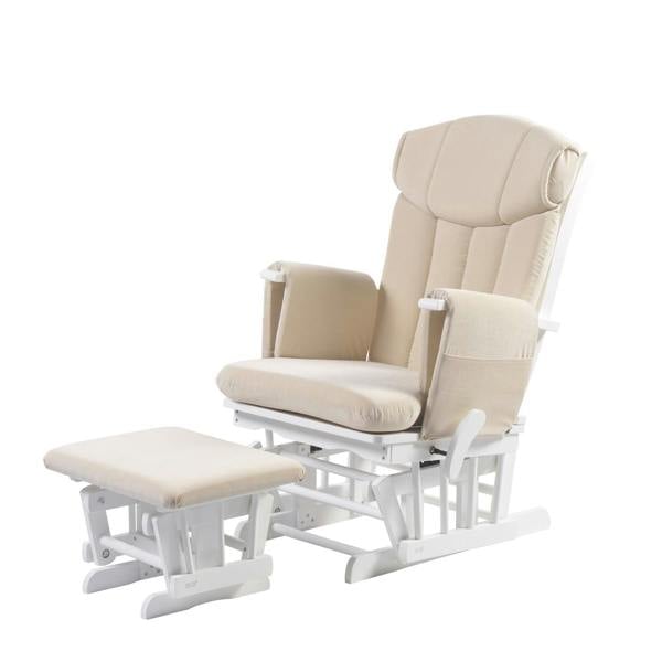 Chatsworth Glider Chair Oatmeal Side