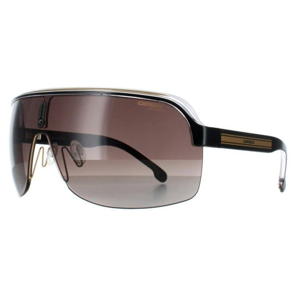 Carrera Sunglasses Topcar 1/N 2M2 HA Black Gold Brown Gradient