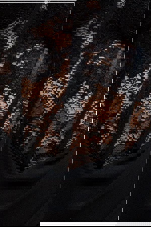 Scalloped Lace & Chiffon Winged Corset Bodice Maxi Dress - Black DR4397