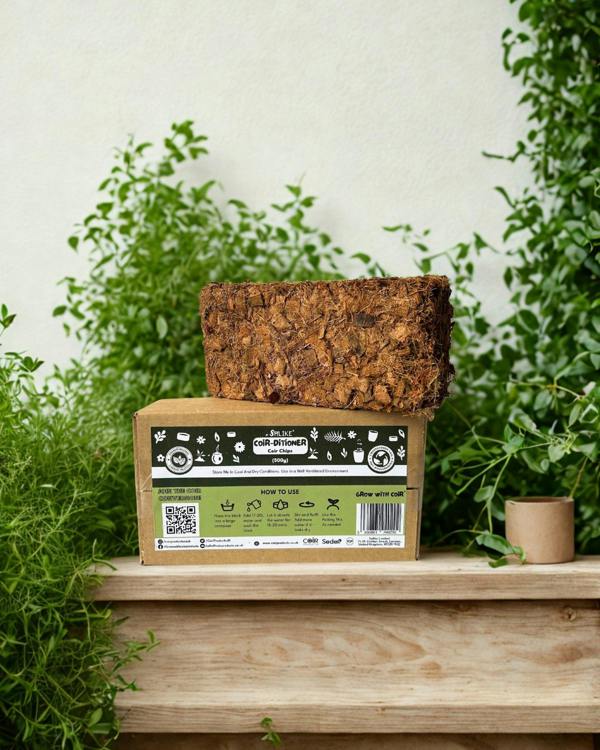 CoirProducts Coir-Ditioner Coir Chips | Premium Biodegradable Coconut Husks for Improved Drainage, Aeration & Growing Support