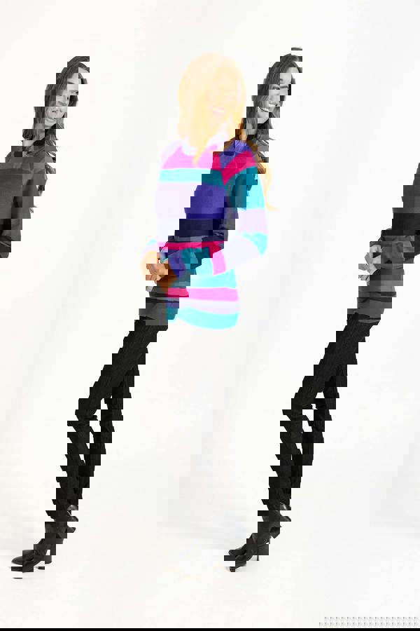 Multi Stripe Knit Jumper