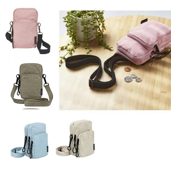 Lorenz Compact Twin Zip Crossbody Phone Travel Bag