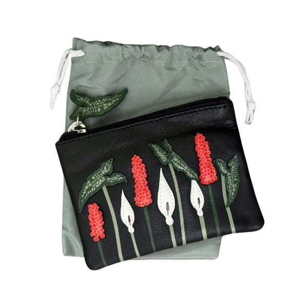 Mala Leather Aurora Floral Leather Coin Purse