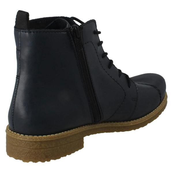 Rieker Ladies Fleece Lined Zip Fastening Ankle Boots 73500