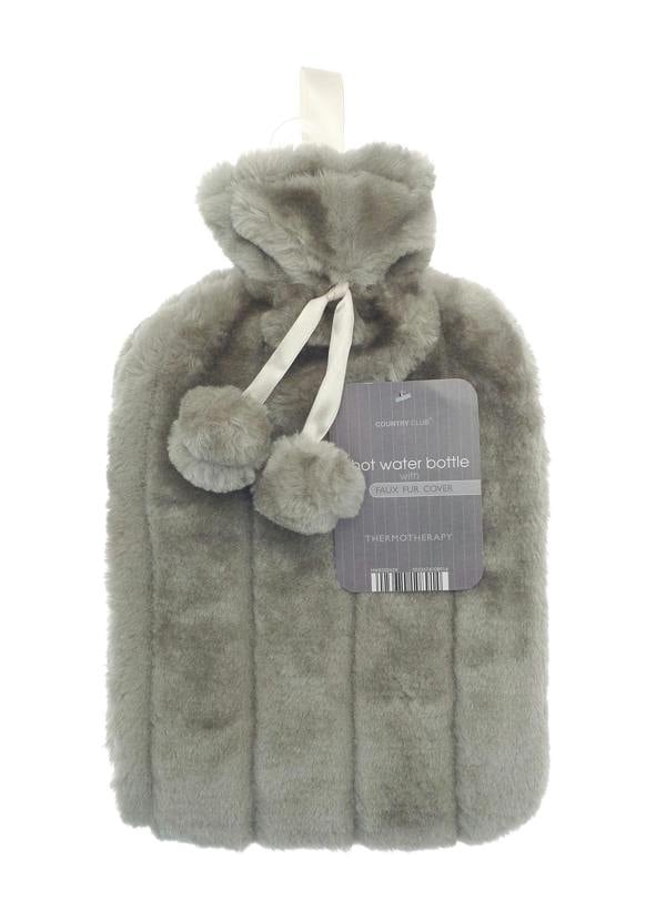 Hot Water Bottle Faux Fur BEIGE - BF (used to be brown)