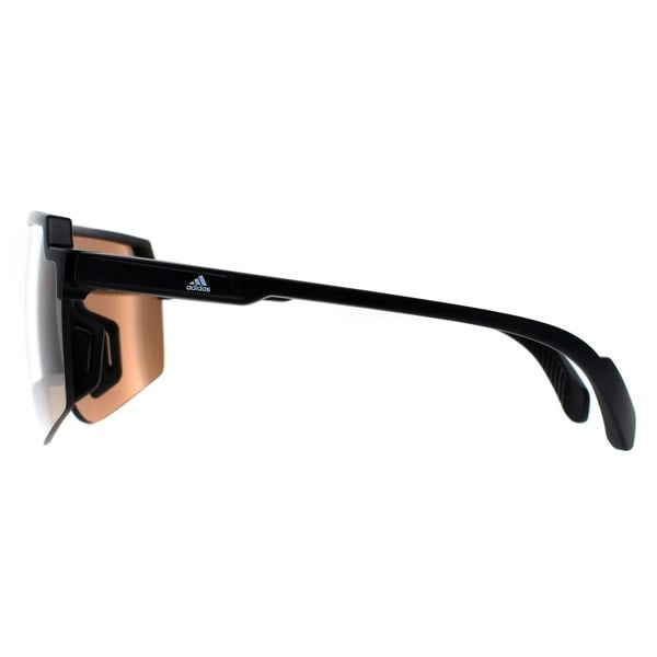 Adidas Sunglasses SP0018 01G Shiny Black Contrast Mirror Gold