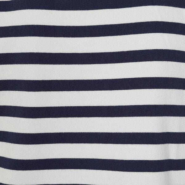 Lazy Jacks LJ131S - Striped Crew Neck Sweatshirt - White