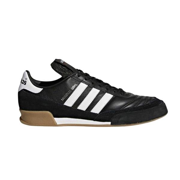 Adidas Mens Mundial Goal Leather Indoor Football Shoes - Black - 