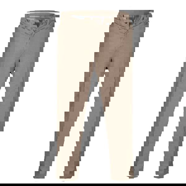 Duke Mens D555 Bruno Stretch Chino Kingsize Trousers - Stone