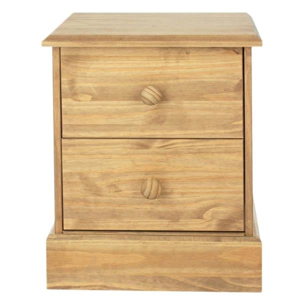 Core Products Cotswold 2-Drawer Bedside Cabinet