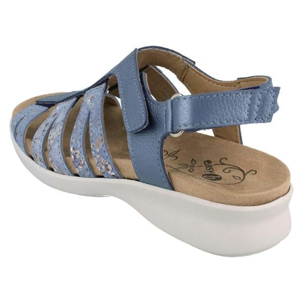 DB Shoes Ladies DB Wide Fit Stretch Sandal With A Removable Insole Treasure