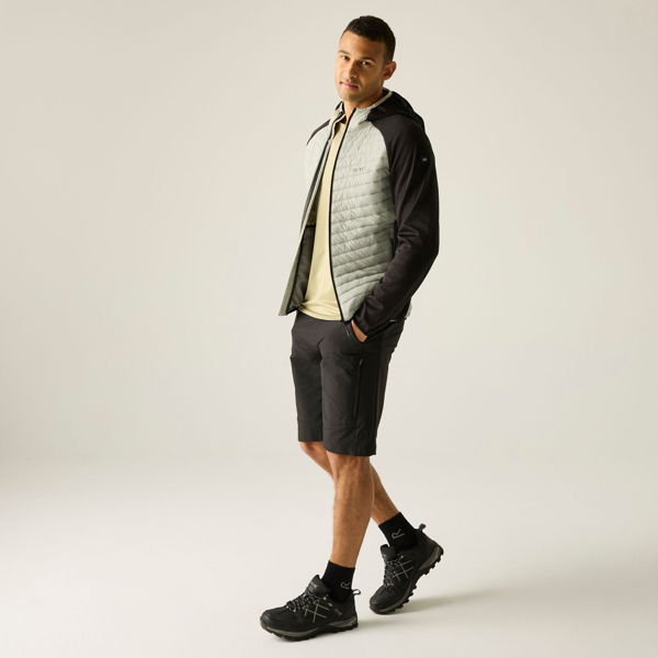 Regatta Mens Andreson Hybrid Jacket - Abbeystone/Black