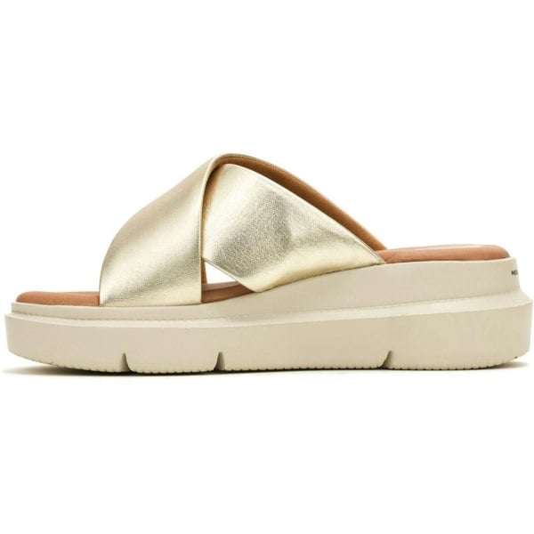 Hush Puppies Uplift Leather Women's Champagne Sandals