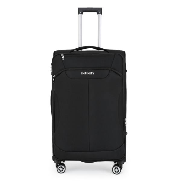 Infinity Luggage 8 Wheel Lightweight Suitcase Luggage TSA Travel Bags Set