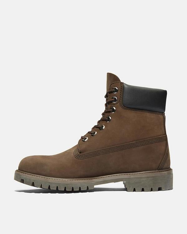 Timberland 6 Inch Premium Mens Waterproof Boots - Brown - CHO - Designer Mens Boots