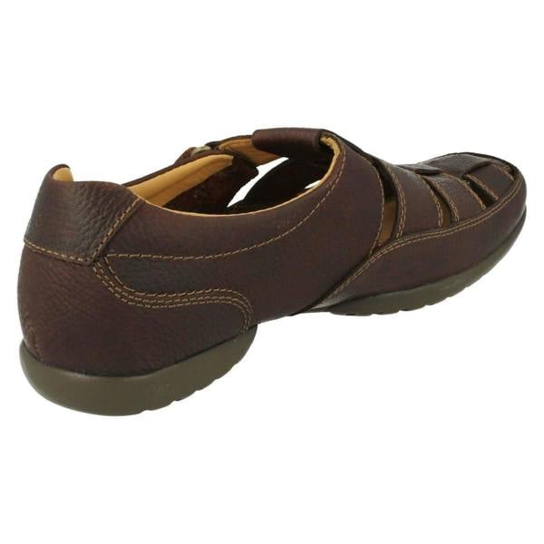 Clarks Mens Clarks Hook & Loop Sandals Recline Open