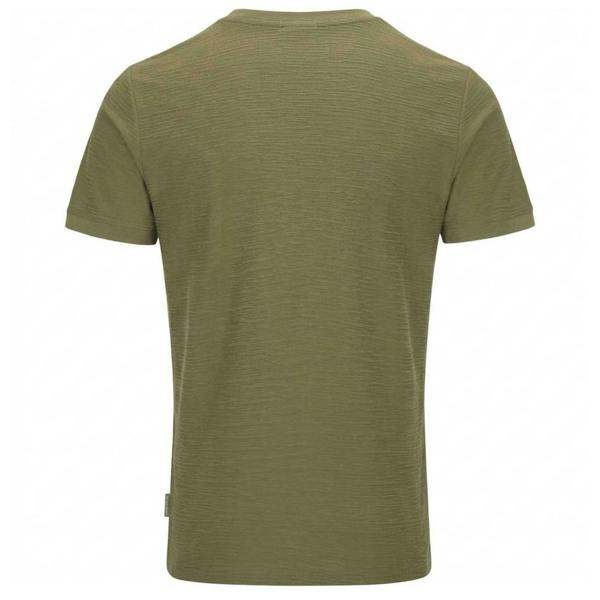 Threadbare Mens Falkland Knitted T-Shirt - Khaki Green - 