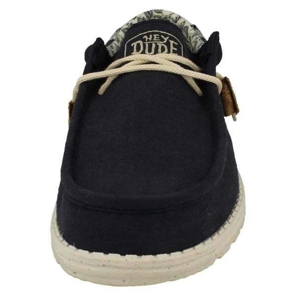 HEYDUDE Mens Hey Dude Deck Shoes Wally Break Stitch