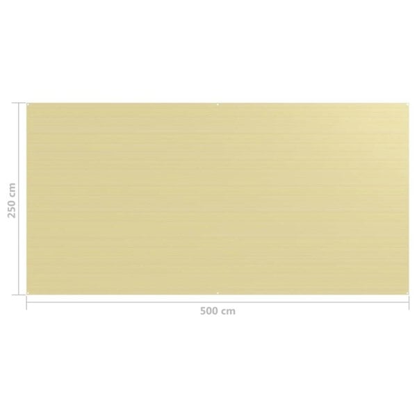 Berkfield Tent Carpet 250x500 cm Beige