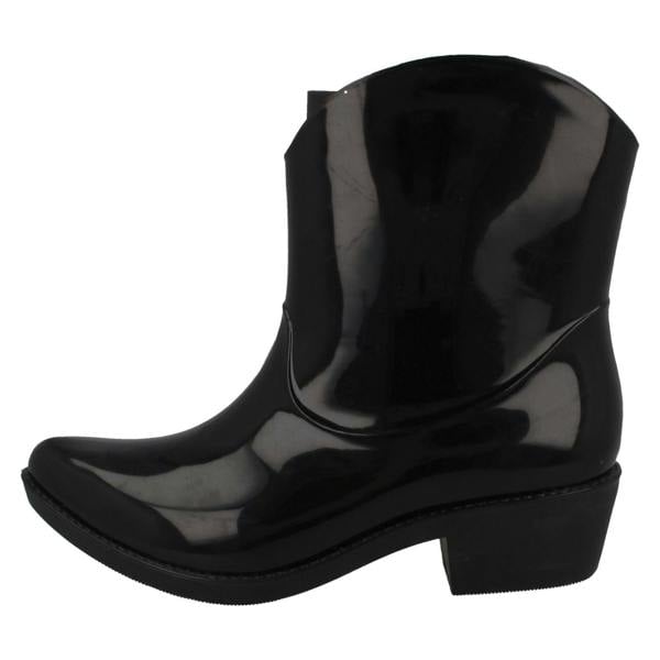 Spot On Ladies Spot On Cowgirl Ankle Wellington Boots