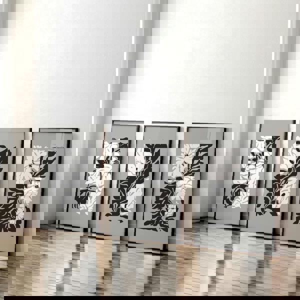 Pictures For Living Room | Set of 3 Botanical Wall art Prints