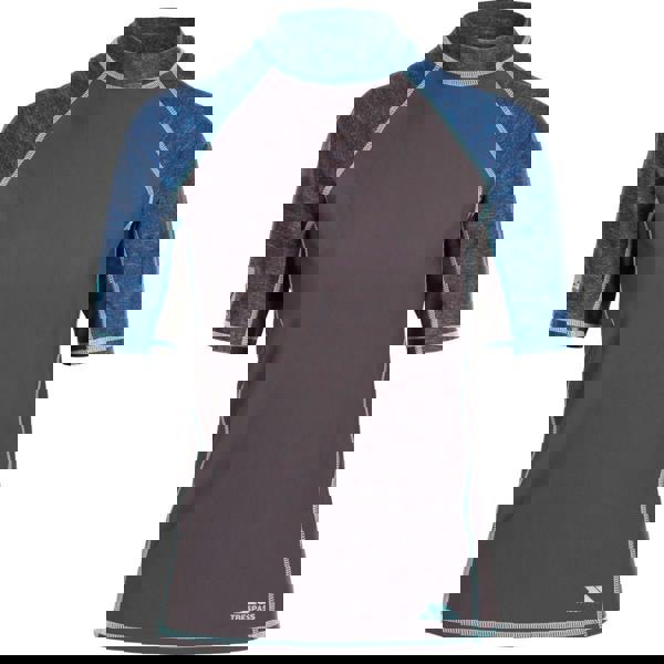 Trespass Womens/Ladies Calista Rash Guard - Dark Grey/Blue - 