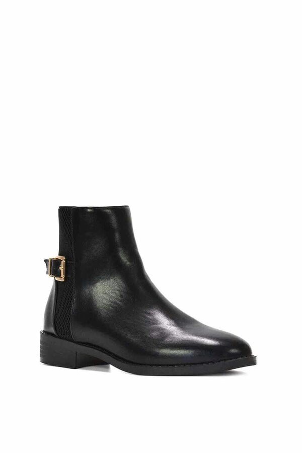 XY LONDON Chelsea Ankle Boots Elasticated Buckle Detail