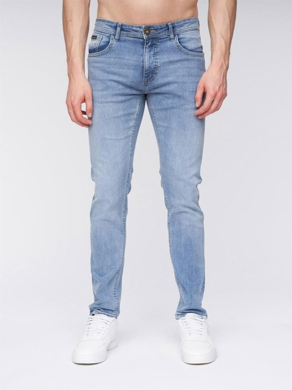 Henleys Mayhen Slim Fit Jeans Light Wash