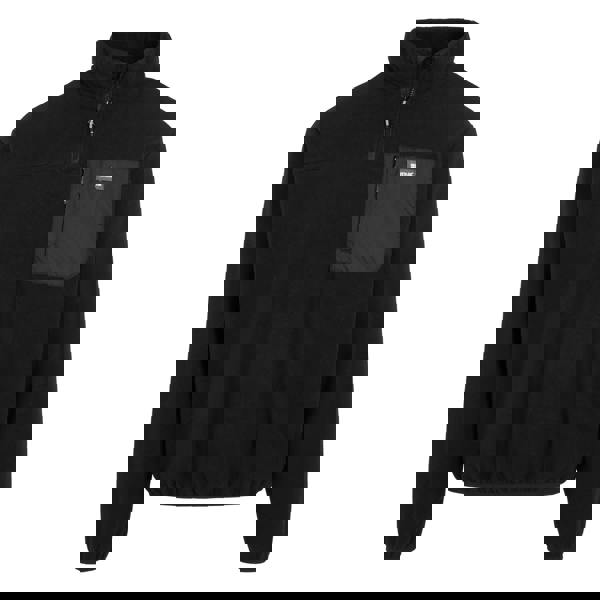 Regatta Mens Frankie Half Zip Fleece Top - Black