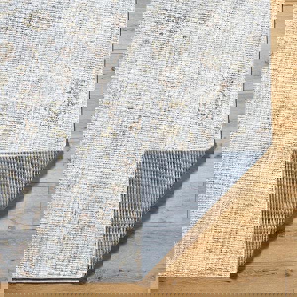 Livabliss Our Pnw Home Olympic-Vintage Grey Beige Yellow Traditional Boho Rug