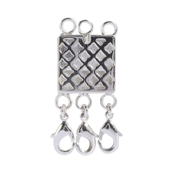 Lila Rasa Connector for Layering Chain Silver