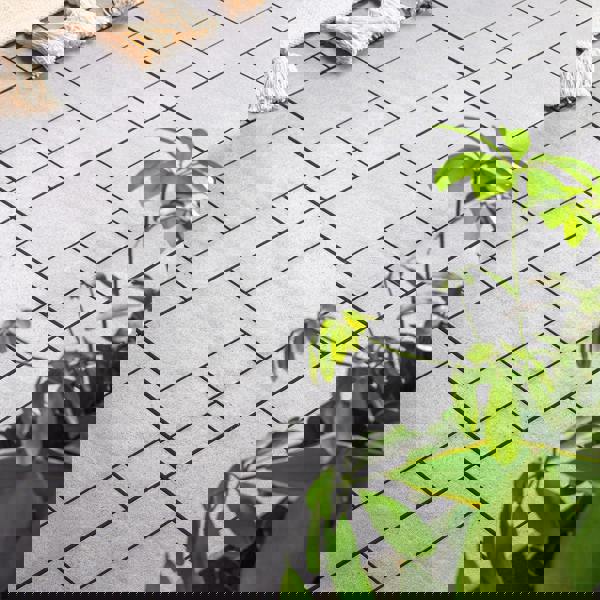 mosaic light grey decking tiles