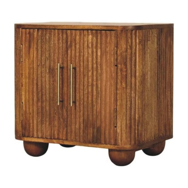 Artisan Furniture Solid Wood Solis Fluted Mini Sideboard