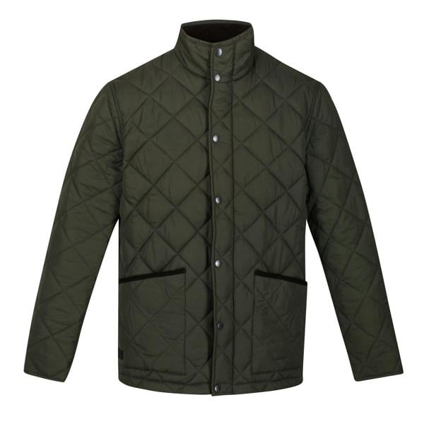 Regatta Mens Londyn Quilted Insulated Jacket - Dark Khaki - 