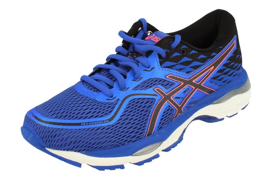 Asics Gel-Cumulus 19 Womens T7B8N  4890 - Blue Purple Flash Coral 4890 - Photo 0