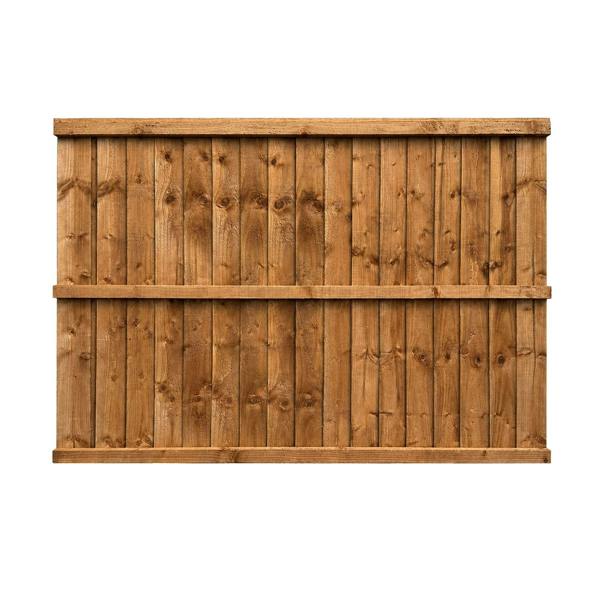 Snowdon Timber Treated Brown Feather Edge Fence Panel (W) 1828mm (H) 900mm