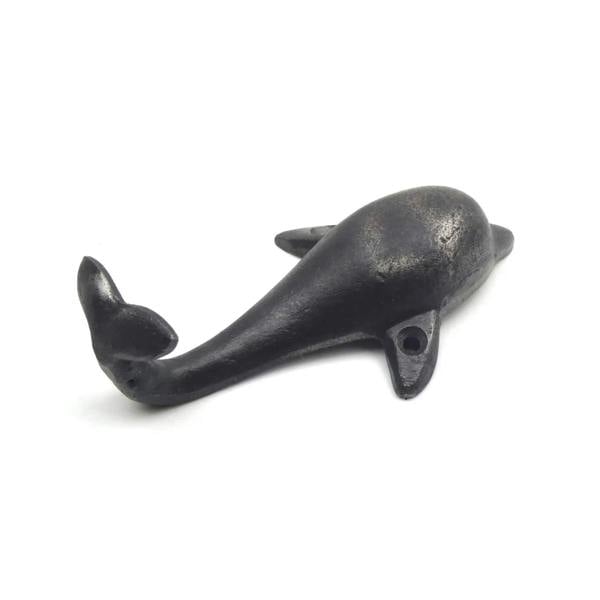 Cast Iron Dolphin Shaped Decorative Wall Hook