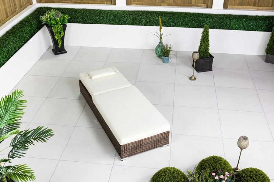 Giardino Rattan Sun Lounger