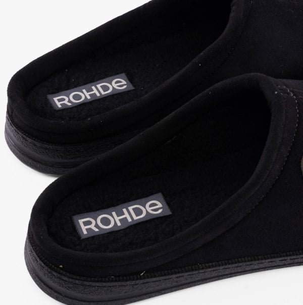 Rohe Rohde 7141-90 Mens Mules Black
