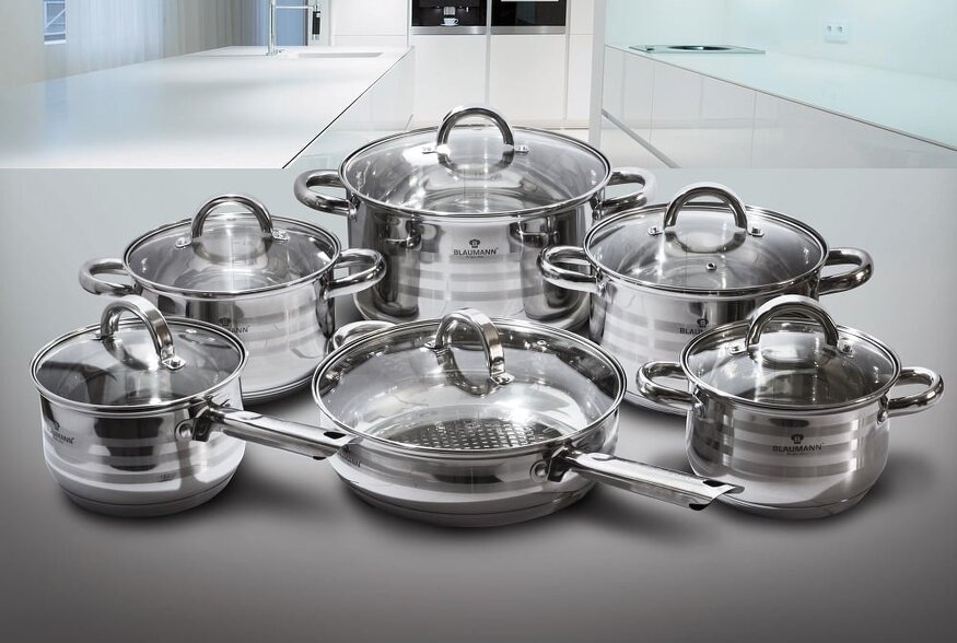 Berlinger Haus 12 pcs cookware set Blaumann BL1410