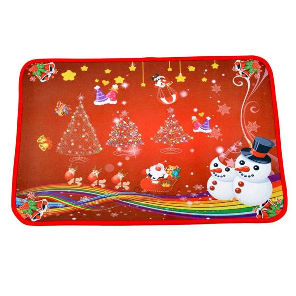 38.5 x 59 cm Christmas Doormat with Anti-Slip Rubber Backing for Indoor and Sheltered Outdoor Use image 2