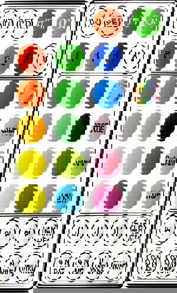 St Helens Battery Operated RGB Number With Remote Control Number 6