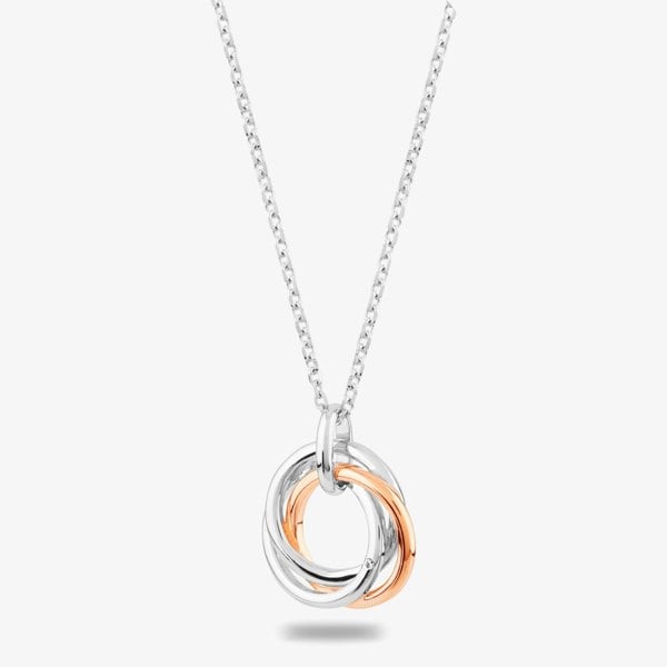 Rosa Lea Triple Intertwined Rings Pendant BJ-PC473CRG0.5