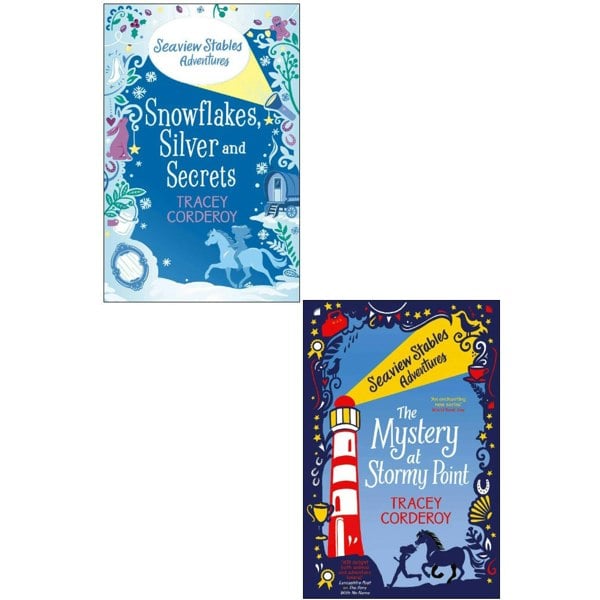 Seaview Stables Adventures 2 Book Set Mystery at Stormy Point, Snowflakes Silver and Secrets