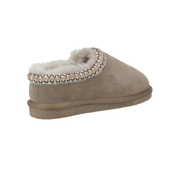 Cotswold Womens/Ladies Foxmoor Suede Slippers - Taupe